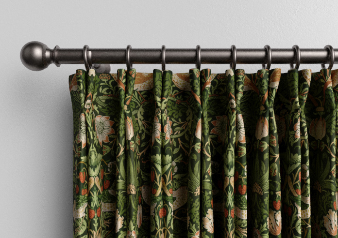 William Morris Strawberry Thief, Nettle - Made to Measure Curtains - Image 10